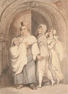 The Devotees — Thomas Rowlandson