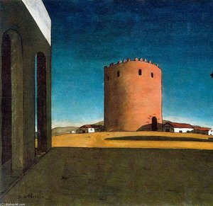 La Tour Rouge — Giorgio De Chirico
