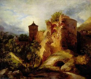 Heidelberg Ruins — Carl Blechen