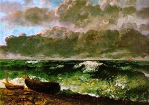 Die Sturmsee — Gustave Courbet
