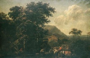 Paysage Aux Grands Arbres — Nicolaes Pietersz Berchem