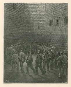 Uloženi U Zatvorsku Dvorišnu — Gustav Dore