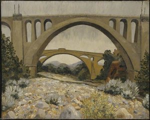 Les Ponts De Ceret — Cedric Lockwood Morris