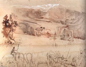 Hannibal Crossing The Aps — Salvador Dalí