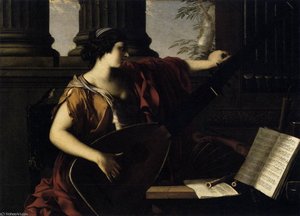 Allegorical Of Music — Laurent De La Hyre