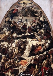 El Juicio Final (detalle) — Jacopo Tintoretto