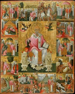 St Spyridon And Scenes From His Life — Teodoro Poulakis