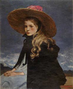 Henriette In A Large Hat — Henri Jacques Evenepoel