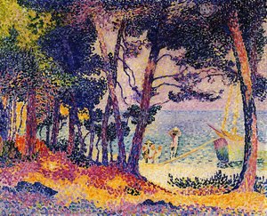 A Pine Wood, Provence — Henri Edmond Cross