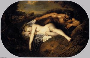 Jupiter Und Antiope — Jean-antoine Watteau