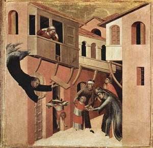 Blessed Agostino Novello Altarpiece (detail) — Simone Martini