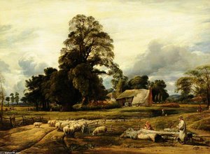 Kingsley Village, Near Thame, Oxfordshire — John Linnell