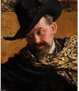 Portrait Of The Artist Vasily Levy — Ilya Yefimovich Repin