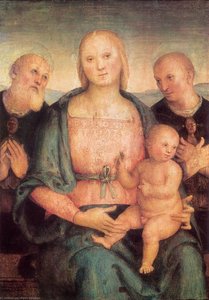 La Vierge À L'enfant Avec Des Saints — Le Pérugin