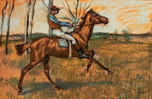 Jockey — Hilaire-germain-edgar Degas