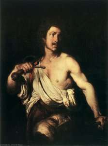 David With The Head Of Goliath — Bernardo Strozzi