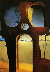 Ruun Medusa Pea Ja Maastikuga — Salvador Dalí