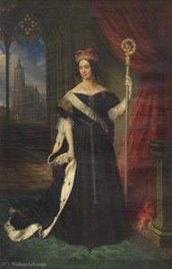 Portrait Of Maria Theresa Of Austria, Queen Of The Two Sicilies — Johann Nepomuk Ender