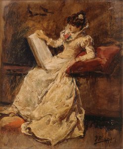 Figura Femenina Sentada — Ignacio Pinazo Camarlench