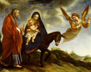The Flight Into Egypt — Carlo Dolci