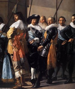 The Meagre Company (detail) — Frans Hals I