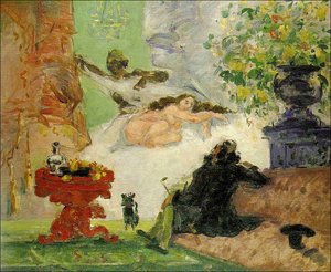 Modernė Olimpia, 1873-74, Musée D'orsay Paryži — Polis Sezanas