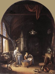 Giovane Madre — Gerrit Dou
