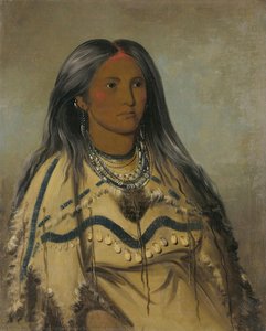 Sha-kó-ka, Mint, Una Bella Ragazza — George Catlin