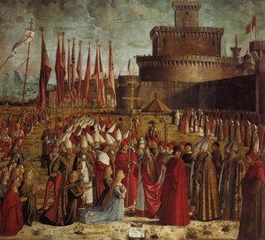 I Pellegrini Incontrano Il Papa — Vittore Carpaccio