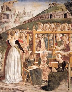 Allegory Of March: Triumph Of Minerva (detail) (15) — Francesco Del Cossa