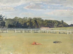 Study Of Epsom Paddock — Sir Alfred James Munnings