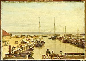 Le Port De Dragor (danemark) — Christoffer Wilhelm Eckersberg