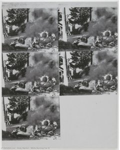 White Burning Car Iii — Andy Warhol