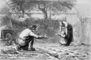 De Eerste Stappen — Jean-françois Millet