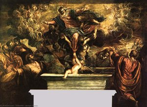 La Asunción De La Virgen — Jacopo Tintoretto