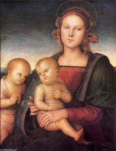 Madonna With Child And The Infant St John — Vannucci Pietro (le Perugin)