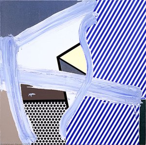 Brushstroke Avec Une Nature Morte Vii — Roy Lichtenstein
