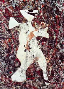 Untitled (cut-out) — Jackson Pollock