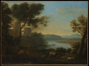 Pastoral Landscape: The Roman Campagna — Claude Lorrain