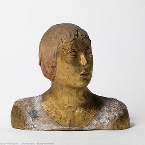 Frauenkopf — Lucio Fontana