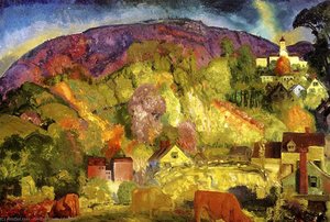 The Village On The Hill — George Wesley Bellows