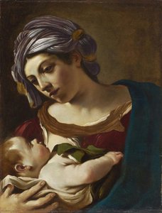 Madonna And Child — Guercino