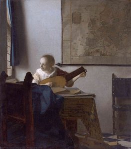 Femme Avec Une Lute — Johannes Vermeer