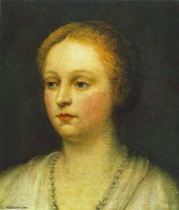 Retrato De Una Mujer, Museo De Bellas Artes — Jacopo Tintoretto