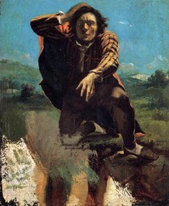 Il Desiderante (anche Noto Come L'uomo Ridotto Folle Dalla Paura) — Gustave Courbet