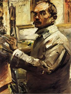 Autoritratto In Una Camicia Bianca — Lovis Corinth