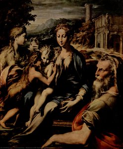 Madonna With Saint Zacharias — Parmigianino