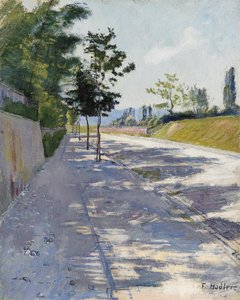 St. Georgsstrasse In Der Nähe Von Genf, 1890 — Ferdinand Hodler