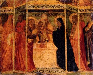 Presentation Of Christ In The Temple — Agnolo Gaddi