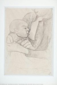 Breastfeeding Mother With Child, Infant On Breast Of Mother — Paula Modersohn-becker